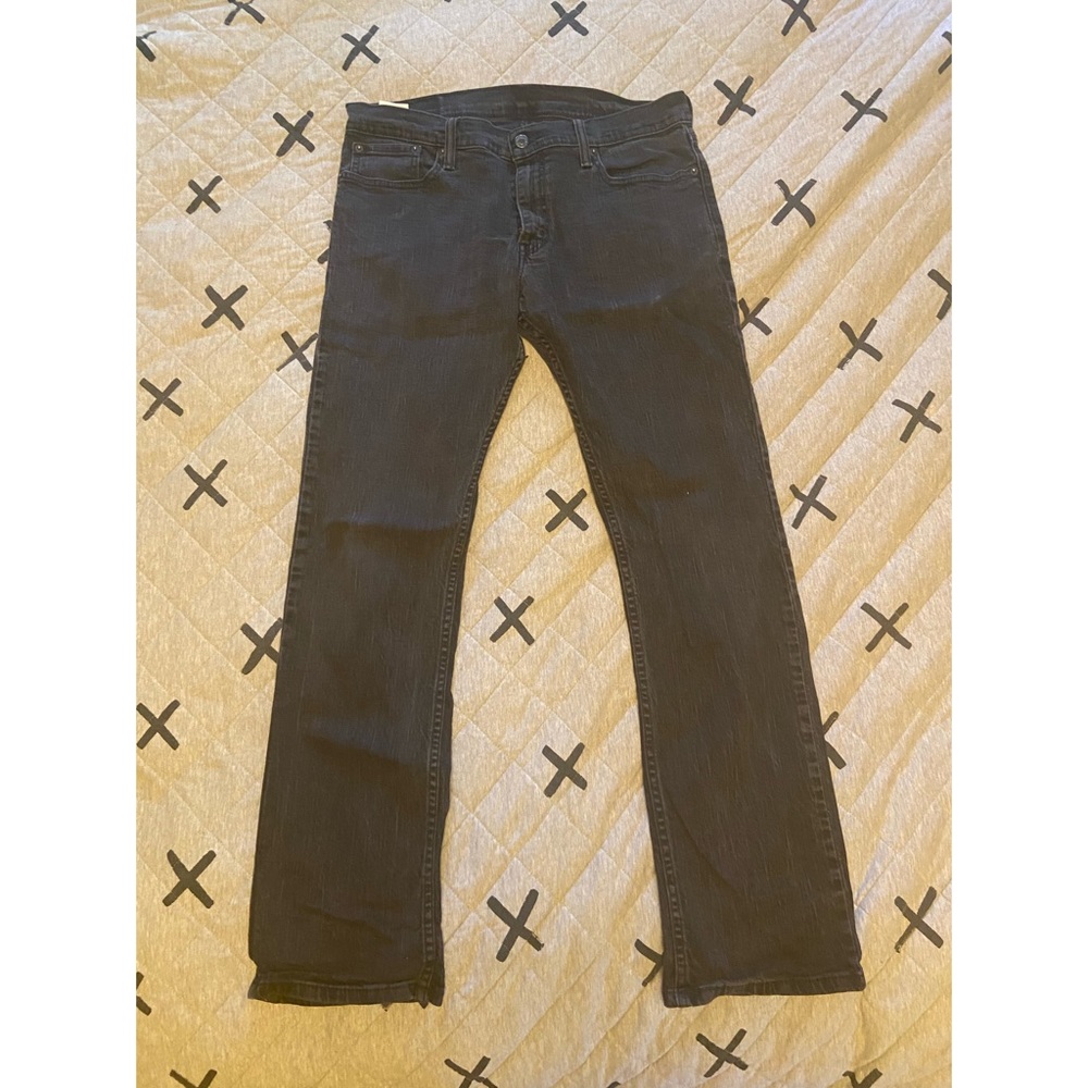 Levi's 511 Faded Black Skinny Jeans 34x34